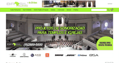 Desktop Screenshot of brasilaudio.com.br